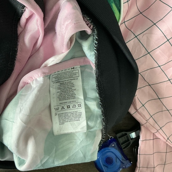 Adidas x Farm Rio Sz S Pink Palm Tropical Leaf Pattern Track Jacket Full Zip - Picture 15 of 15